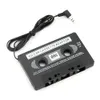 3.5mm Adaptador de Cassete de Áudio Do Carro Universal Adaptador de Fita Cassete de Áudio Estéreo para MP3 Player Telefone PRETO 500 pcs