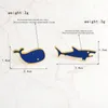 Miss Zoe Cartoon Shark and Whale Ocean Art Art style Enamel Pins Badge Denim Kurtka Biżuteria Prezenty Broszki Dla Kobiet Mężczyzn