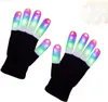 Halloween Kids Gloves Finger Glödhandskar Nylon Spanex Sticka Varm Magic Glove Barn Flash Finger Claw Glove Mitten Festival Decoration