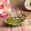 Nordic Ceramic Birds Statue Storage Plate Ornaments Soap Box Posacenere Storage Figurine Artigianato in ceramica Home Decor Accessori Regalo