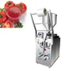 Automatic Packaging machine for peanut butter tomato sauce chili sauce olive oil cream three-side seal back-seal filling packing machine