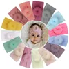 Fashion Baby Turban Nylon Headwrap Super Soft Ball Bohemia Accessoires Cheveux Enfants Enfants Bandeau Enfants 15 * 9cm Mixte