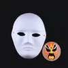 Halloween Full Face Masks for Adults DIY Hand-Painted Pulp Plaster Covered Paper Mache Blank Mask Wholesale Men Women Plain Party Mask