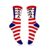 Président Donald Trump Sock 3 Style Coton Unisexe Niverty Noverty Sports Sports Hip Hop Chaussettes MAGA PRÉSIDENT