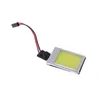 Lighting auto led light indicator lamp 24SMD COB Chip T10 + Festoon Dome Adapter Panel