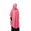 Длинные Khimar мусульманские женщины paryer одежда Рамадан хиджаб накладные musulman абайя платье никаб шарф ислам джилбаб бурка кафтан намаз