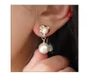 New Personality Crystal Earrings High Quality Wild Rhinestones Imitation Pearl Earrings For Women Stud Earrings Boucle D'oreille