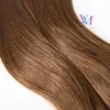 Single Drawn #60 #613 Blonde europäische flache Spitze, gerade, vorgebundene Echthaarverlängerungen aus reinem Remy-Keratin-Fusion, 2 g x 50, Stand 100 g