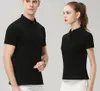 Män Kvinnor Par Solid Polos Anpassa Sommarmönster Utskrift Anpassad Polo Shirt T-shirt Hot Sale Male Tops