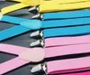 27 Colors Boys Girls Good Quality Elastic Suspenders Baby Braces Elastic Yback Childrens Candy Color Suspenders Accessories5462557