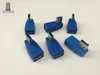 300PCS / Lot USB 3.0 Adapter AF till AF En typ Man Kvinna till Kvinnlig vinkel Kors typ Adapter USB3.0 Connector Snabb hastighet