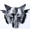 Ужасы Wolf Head Mask Halloween Party Carnaval Wolf Маскарад Cosplay маски Halloween Party Cosplay Accessores питания