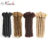 Nicole Hair 15-30 cm À La Main Kanekalon Dreadlocks Hommes Dreadlocks Crochet Extensions de Cheveux Crochet Tressage Cheveux Pour Homme