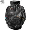 Heren Hoodies Sweatshirts PLSTAR COSMOS DJ Disco Drop Music Fashion Casual Trainingspak 3Dprint Rits / Hoodie / Sweatshirt / Jasje / Mens Dames S