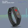 M4 Smart Wristbands band Fitness Tracker Watch Sport bracelet Heart Rate Blood Pressure Smartband Monitor Health Wristband 4 colors