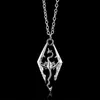 2019 New Game Dragon The Elder Scrolls V Pendant Necklace Skyrim Choker Men Jewelry Necklace Chain -30