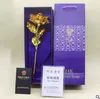 24 K Folyo Kaplama Gül Altın Gül Olmadan Düğün Dekorasyon Çiçek sevgililer Günü Hediye baz
