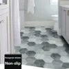 10 Stück PVC Wasserdicht Badezimmer Boden Aufkleber Peel Stick Selbstklebende Bodenfliesen Küche Wohnzimmer Dekor Rutschfester Aufkleber