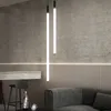 Lampe à suspension LED minimaliste en aluminium et acrylique, luminaire décoratif d'intérieur, idéal pour un salon, une salle à manger, une table de chevet ou un éclairage suspendu créatif