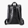 Оптово-коровья кожа, черный мужской рюкзак, гуманизированный дизайн, дорожный пакет, поездка на выходные, подходит для 13-дюймовой сумки для ноутбука PR093127