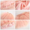 Robe Tutu en dentelle pour bébé, jupe d'été, jupe jupon, 5 couleurs, jupes de danse pour filles de 2 à 8 ans