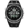 Męski luksus analogowy cyfrowy kwarc zegarek nowa marka HPOLW Casual Watch Mężczyzna G styl wodoodporne sportowe szok wojskowy zegarki CJ242U
