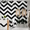 Luxury 3D Black white stripes Wallpaper Flocking Non-woven Wallpaper Roll Living Room bedroom TV Backgroud mural Wall Paper Roll