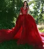 Bubai vinho vermelho sereia vestido de casamento com trem destacável 2020 saudi árabe rendas vestidos de casamento botão apliques vestidos nupciais