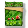 3D Coccinelle Literie Ensemble de couverture de duvet Polyester Lit Ensemble Simple Twin Thin Queen King Size Textile