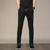 Men's Pants 2023 Men's Casual Summer Designer Solid Color Plus Size 38 Slim Stretch Men Fit Sweat Gray Blue Black