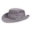 Heren Vissen Cap Lente Zomer Mesh Ademend Retro Katoen Emmer Hoed Panama Jungle Climbing Dad's Beach Sun Protection Cap