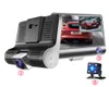 3 camera's Auto DVR 4 inch IPS Dash Cam Threeway Highspeed Full HD 1080p Rijden DVRS Dual Lens Special Recorder voor reizen