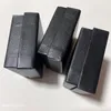 7.5*7.5*3.5cm Fashion simple black square sponge gift box C jewelry storage box heaven and earth cover high-grade jewellery case