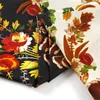 Sergé Foulard en soie femmes mode grand Hijab bohême impression florale foulards carrés châles enveloppes femme Foulard Bandana 130 cm * 130 cm