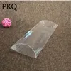 Gift Wrap 30pcs Waterproof Transparent PVC Box Long Style Chocolate Candy Pillow For Hair Extension Packaging 2.8x7x19.5cm1