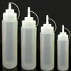 Groothandel - 1 stuk 8oz 12oz 16oz 24oz hot koop keuken plastic knijpfles dispenser 8oz voor saus azijn olie ketchup