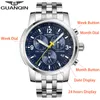 Relogio Masculino Guanqin Automatiska män tittar på Top Brand Luxury Clock Men Mechanical Swimming Waterproof Relojes HOMBRE306F