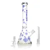 semplice bong di vetro in vetro acqua bong becher base bong da 12 '' killadelph bong tubi con tubo d'acqua in stile becher articolare da 14 mm