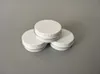 Il trasporto libero 100 pz/lotto 20g bianco di Alluminio Vaso Crema Vaso Nail Art Trucco Lip Gloss 20 ml bianco Cosmetici Contenitori di Latta di Metallo