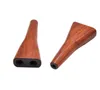 Porte-cigarette fait à la main, transfrontalier, tuyau en bois à double trou, tuyau de sandale rouge, tuyau en bois massif
