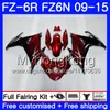 Body for YAMAHA FZ6N FZ-6R 2009 2010 2011 2012 2013 2014 239HM.26 FZ 6R FZ6 R FZ 6N FZ6R 09 10 11 12 13 14 15 Fairings Dark red للبيع