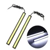 1pair 17cm LED COB Dagrijverlichting Waterdicht ultradunne Externe LED Auto Styling Auto Licht Bron Parkeren Mistbar Lamp HAA58