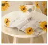 Sheer Curtains Sunflower offset transparent and breathable balcony living room curtain