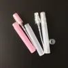10ml pp plast parfym spray flaska parfym penna toner myggavstötande vatten disponibel hand sanitizer desinfektionsmedel underflaska