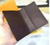 Sälj fabrikens billigare plånböcker levererar hög kvalitetsberömd designer N60189 Pass Cover Brown Canvas äkta läder Men 210V