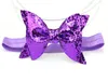 16 Kolory Cute Baby Headband Girls Cekiny Solidna Kolor Bow Hairband Dzieci Moda Słodkie Akcesoria do włosów