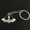 Персональ античного серебра Я хочу верить ufo keychain et alien choindspacts космический корабль ключ цепь кольца автомобиль кошелек кулон ювелирные изделия 828