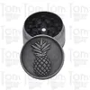 Zinc Alloy Herb Grinder 40mm 3 Rör Sharp Teeth Metal Mini Tobacco Grinders med Pollen Catcher Rök Hand Sked Rörtillbehör