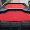 سيارة ظلة الشمس صافي حماية الشمس ل JEEP WRANGLER JK 4 أبواب 2007-2017 اكسسوارات السيارات الخارجية (أحمر)