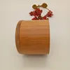 Pote de temperatura de madeira Bambu Spice Shaker Sugar Salt Pepper Ervas Jarra de especiarias para cozinha EEA15952713735